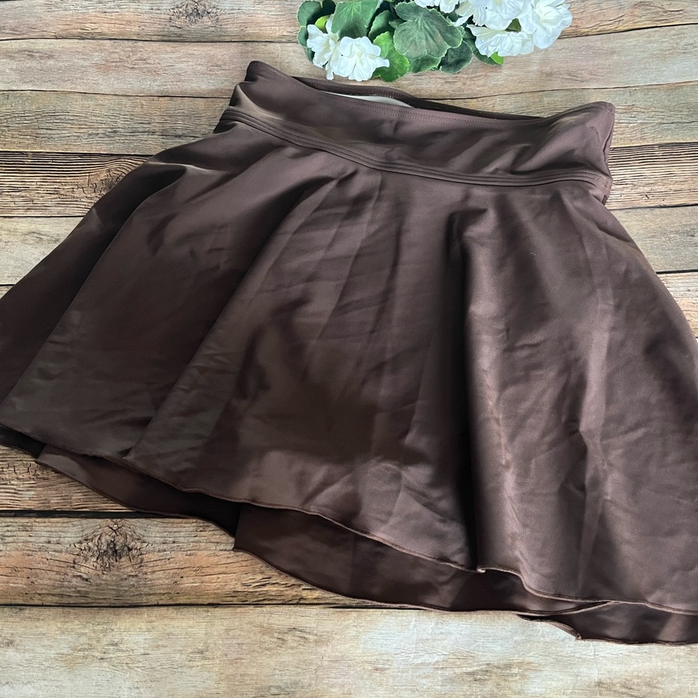 Dr. Rey's Shaping Swimwear Brown Swim Skirt Size Medium